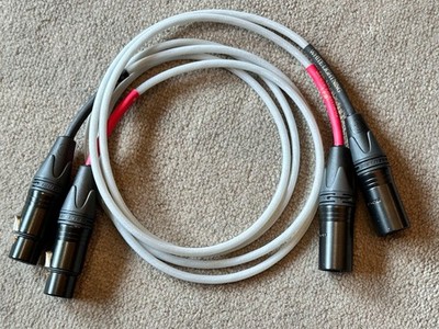 Nordost White Lightning XLR 1M Interconnect Cable Pair EXCELLENT