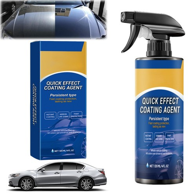 #ad #ad Car Coating SprayQuick Effect Coating AgentCar Scratch Wax Polish Spray Liquid $9.90
