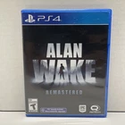 Alan Wake Remastered (Sony PlayStation 4 PS4) Tested & Working