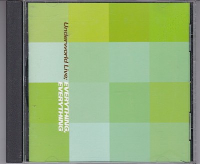 UNDERWORLD live - everything , everything CD