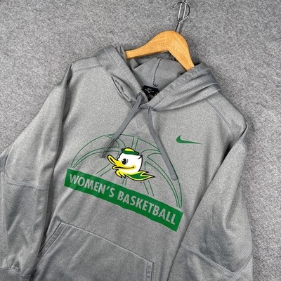 Nike Oregon Ducks Hoodie Mens XL Grey Puddles Womens Basketball Pullover