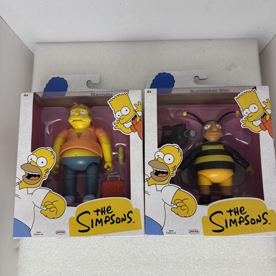 #ad #ad The Simpsons BUMBLEBEE MAN amp; Barney 5quot; Action Figure Wave 4 Jakks Pacific $37.75