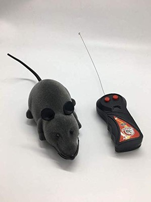 #ad Electronic Remote Control Rat Simulation Mouse Toy for Cat Dog Kid Gray $11.92