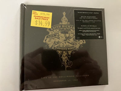 Keith Richards - Live at the Hollywood Palladium (CD Media book) / Sealed New.