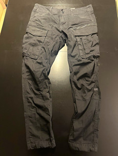 G Star RAW Herren Cargo Hose Schwarz W36/L34 Rovic ZIP 3D Regular Tapered
