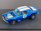 Vintage Hot Wheels Redline 1970 Glossy Blue Heavy Chevy #7 - Dark Int., MINTY!