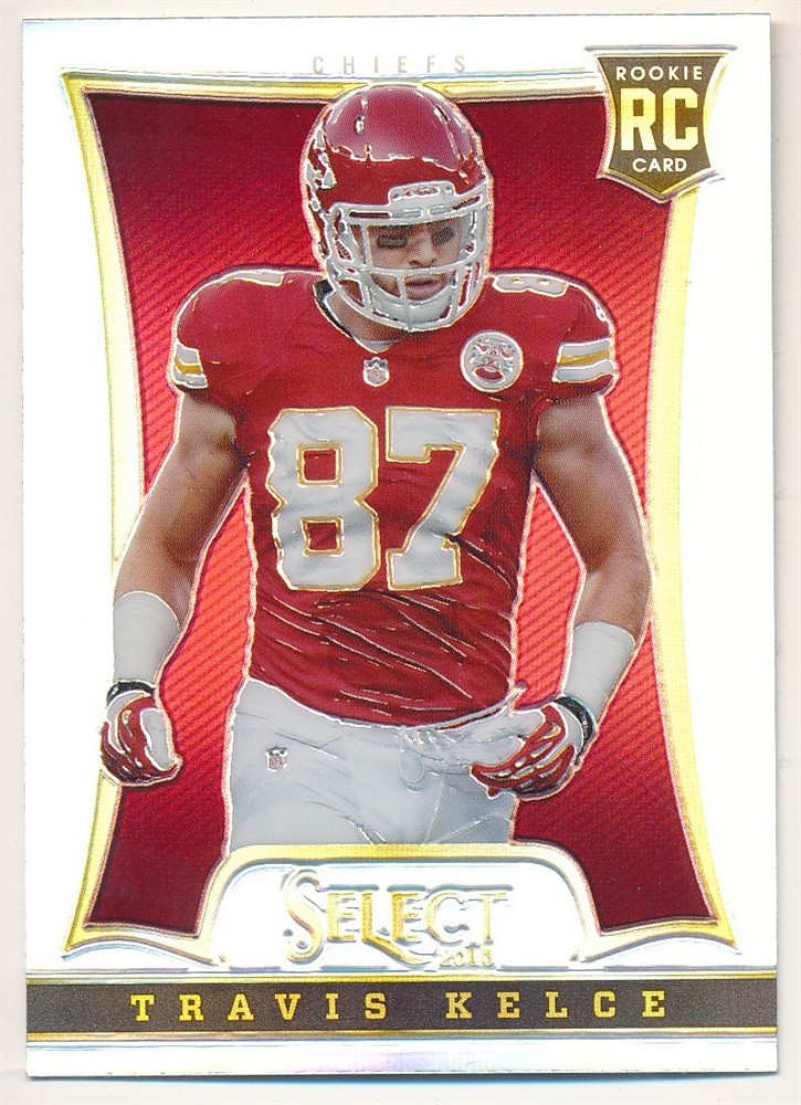 TRAVIS KELCE 2013 PANINI SELECT #242 RC ROOKIE SILVER PRIZMS CHIEFS RARE MINT SP