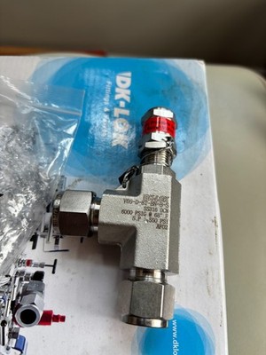 DK LOK Relief Valve 6,000 psig