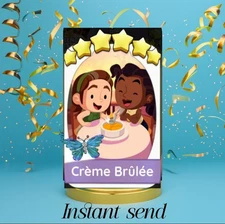 Creme Brulee  Mono_Poly Go 6 star Sticker ( INSTANT SEND )