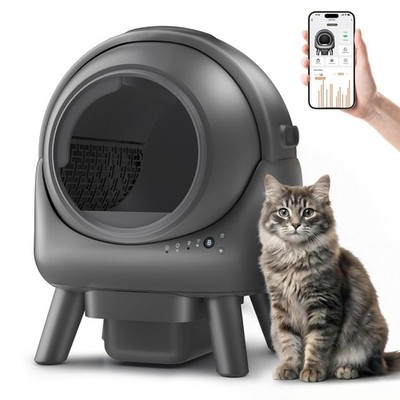 Multi Cat Owners Automatic Litter Box - App Control Dual Safety S20