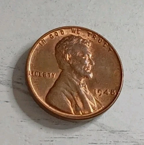1948-P AU Lincoln Wheat Cent ~ Free Shipping! #1