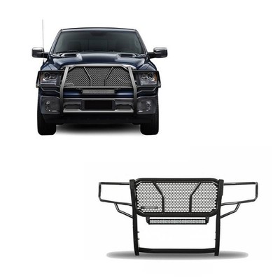 Black Horse Rugged HD Grille Guard Kit Modular  BK fit 2011-2018 Ram 1500