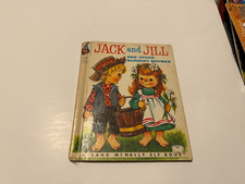 Vintage Children's Rand McNally Elf Book JACK AND JILL and Other Nursery Rhymes