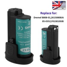 2x 8V 3.0Ah Li-ion Battery For Dremel 8100 Cordless Multi-Tool B808-01 85-0352