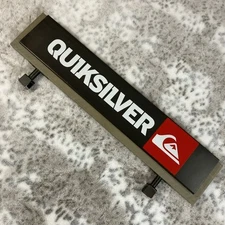 Quiksilver Store Sign Vintage Clothing Rack Surf Shop Y2K 90s Wooden Metal Rare