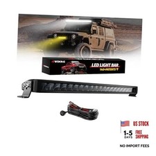 22 Inch Dual-Color Slim LED Light Bar,120W Spot Flood Combo Beam with 22 inch