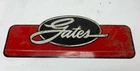 Vintage" Gates" Automotive Embossed Metal Sign;17.5" X 6.75" Patina