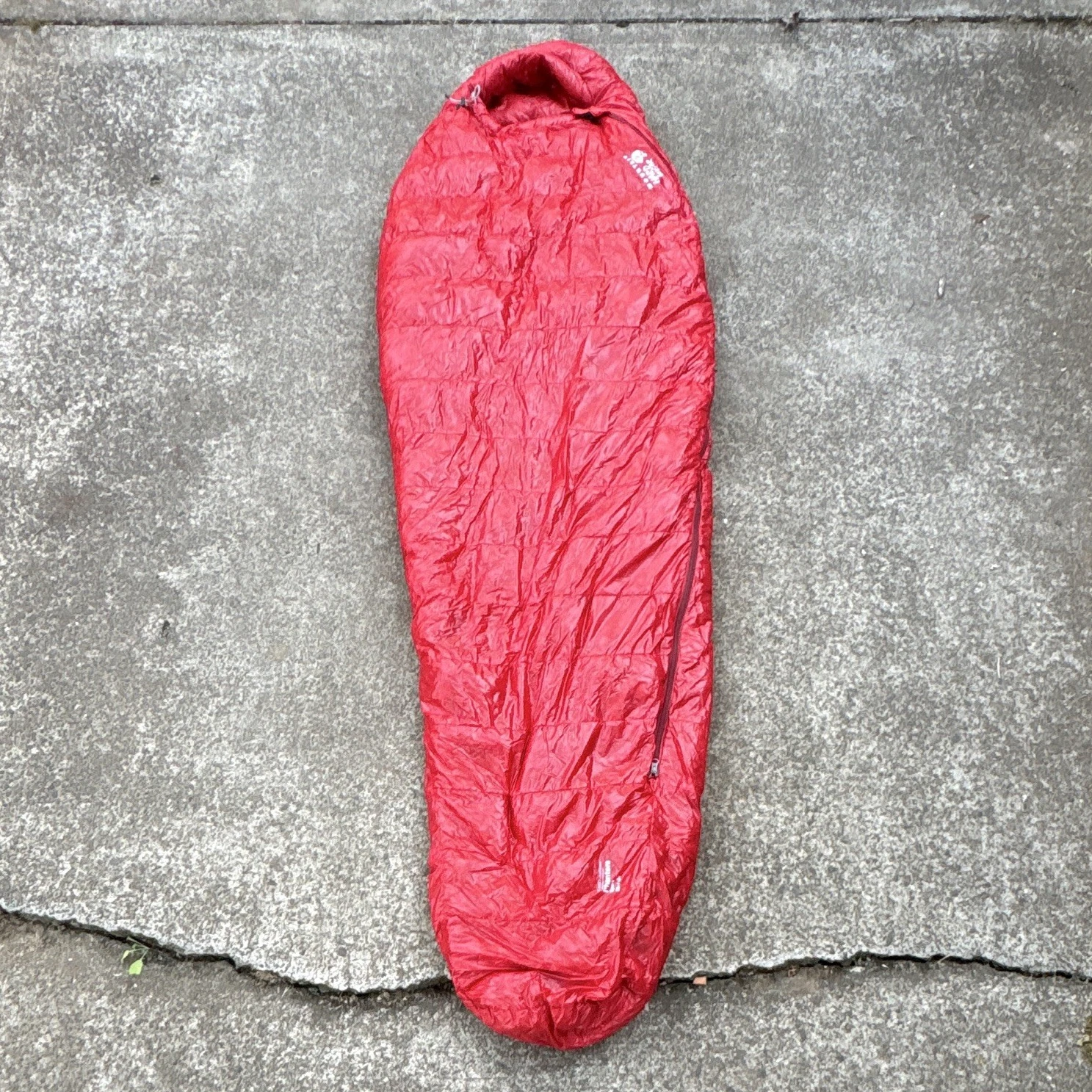 Mountain Hardwear Phantom Spark 800 Down Mummy Sleeping Bag Large Red 28°F