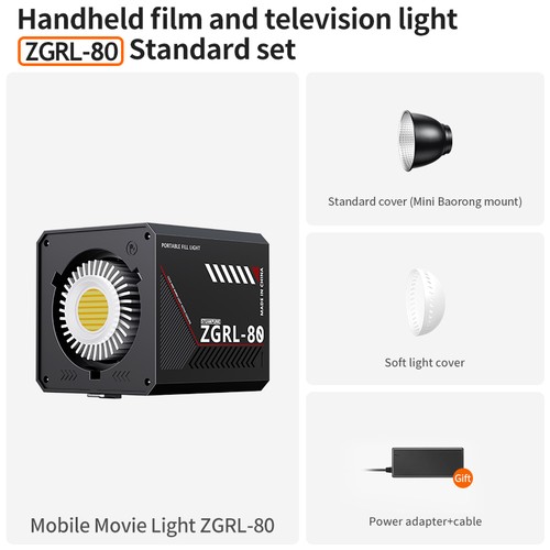 60W LED Video Light Bi-color COB Light 8 Light Effects For YouTube Photography - Picture 3 of 9