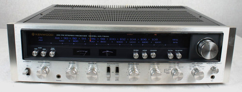 KENWOOD KR-7600 AM/FM STEREO RECEIVER - BENCH CHECKED, SERVICED, CLEANED, TESTED