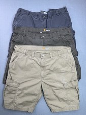 Set of 3 Carhartt Mens Size 44 Shorts Force Ripstop Canvas Workwear Cargo