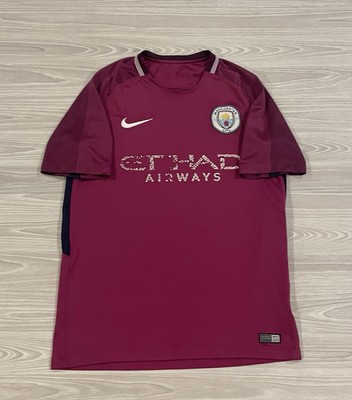Nike 2017/18 Manchester City Away Soccer Jersey Pink Men’s Size Medium 