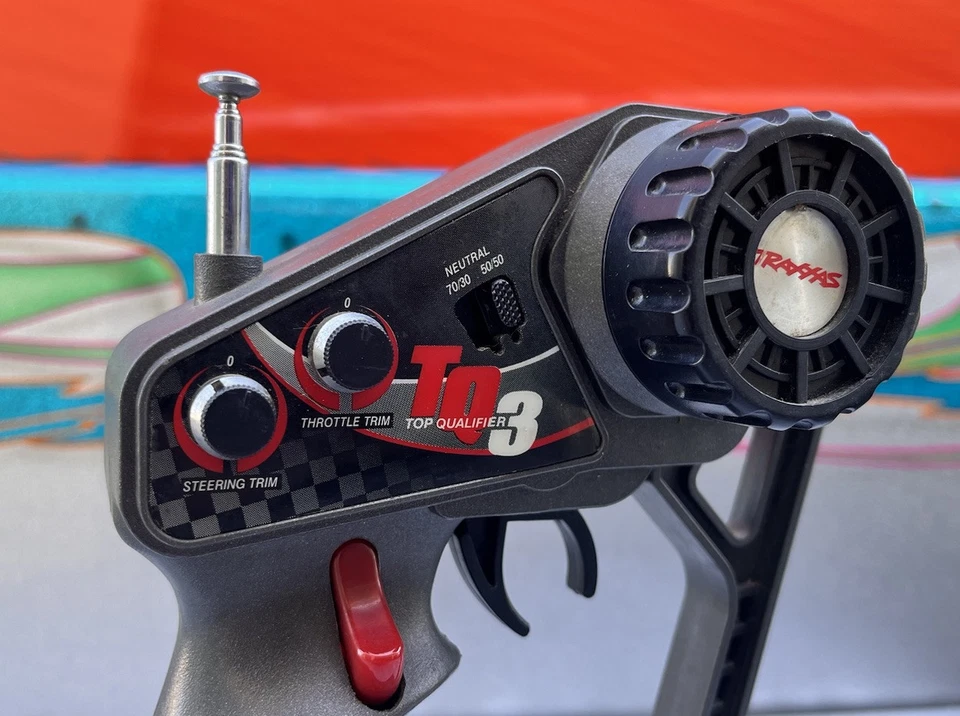 Traxxas Top Qualifier 3 Controller RC Digital Proportional 3CH 27MHz AM Pistol B - Image 3 of 4