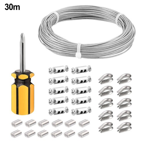 Rust Resistant Wire Rope Kit Made from 304 Stainless Steel for Reliable Use - Foto 4 di 11