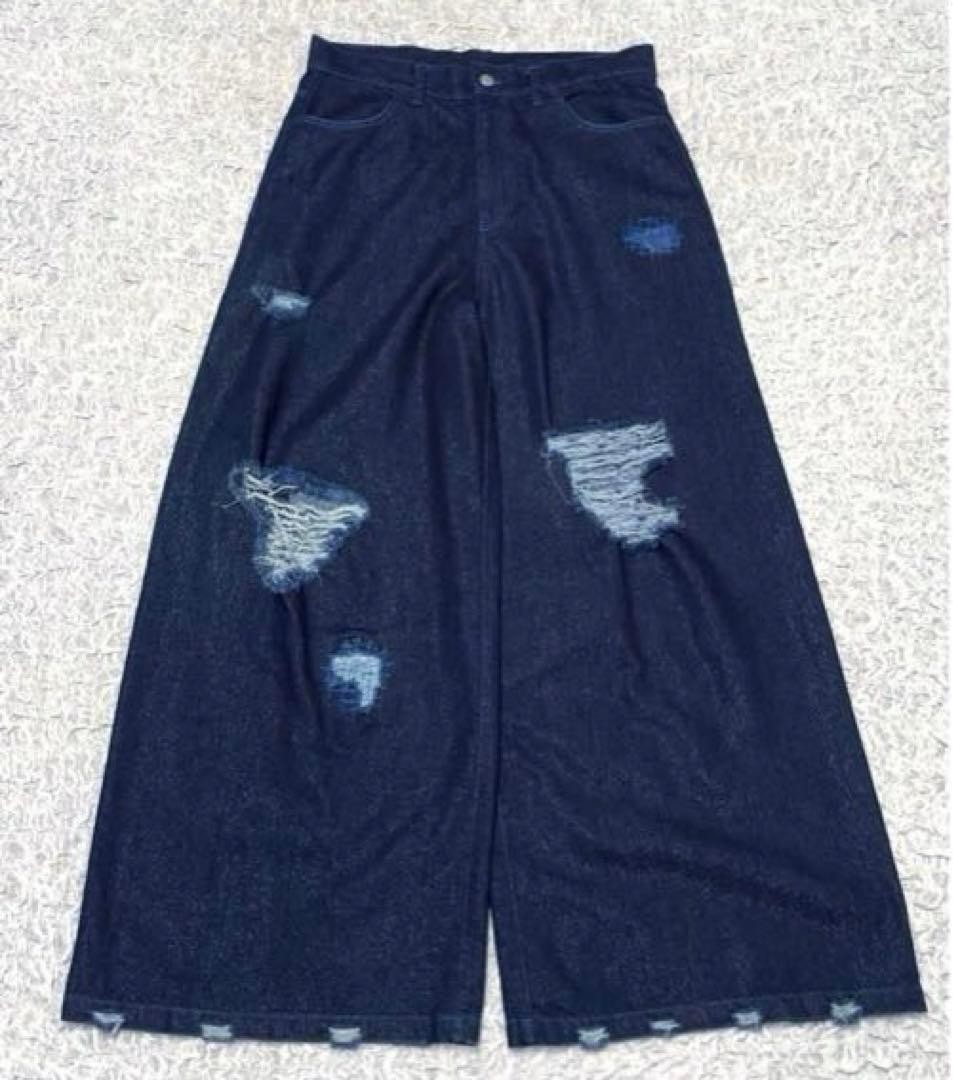 GIDEAL. Denim Set Up Damaged Processing Glitter B… - image 13