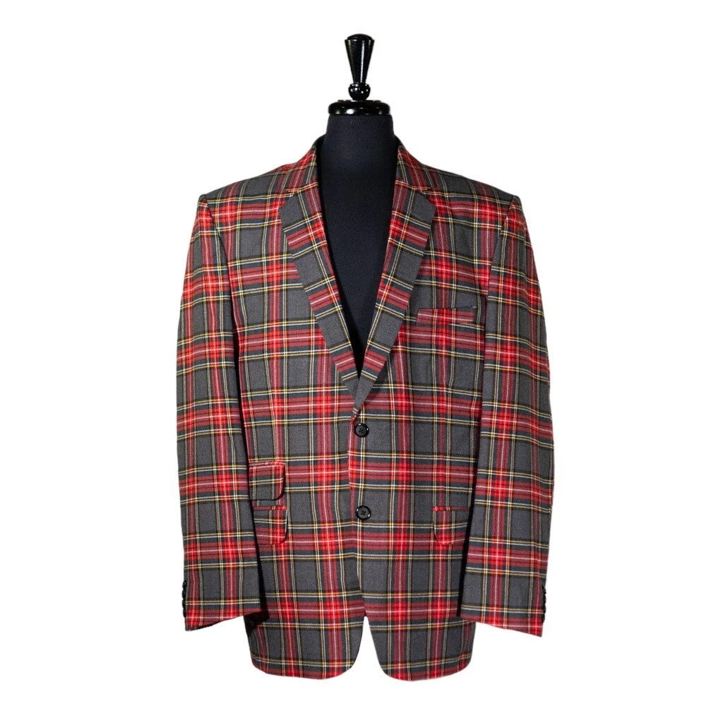 Mens tartan clearance plaid sport coat