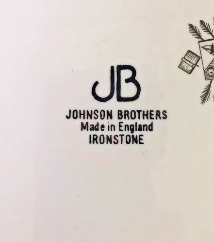 JOHNSON BROTHERS JB IRONSTONE SWIRL MAPLE SUGAR DINNER PLATE 9 3/4" COLLECTORS - Picture 4 of 6