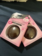 2 Hollywood Fashion Secrets Silicone Nipple CoverUps 2 Pair DEEP DARK Skin Tone