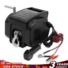 Remote Control Electric Winch Portable Trailer Winch For Boat Truck 12v 2000lbs Remote Control Electric Winch Portable Trailer Winch For Boat Truck 12v 2000lbs