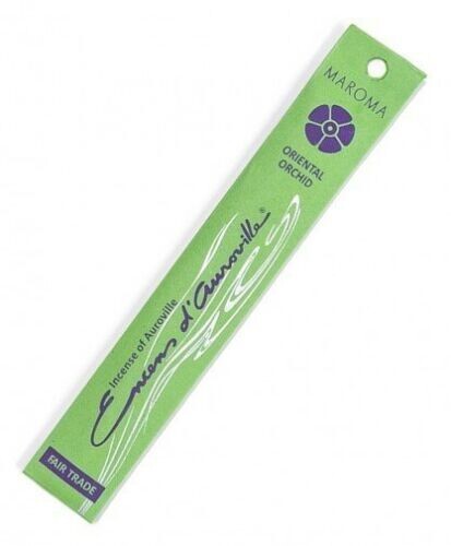 Maroma  Oriental Orchid Incense of Auroville 100% Natural  10 ct pk