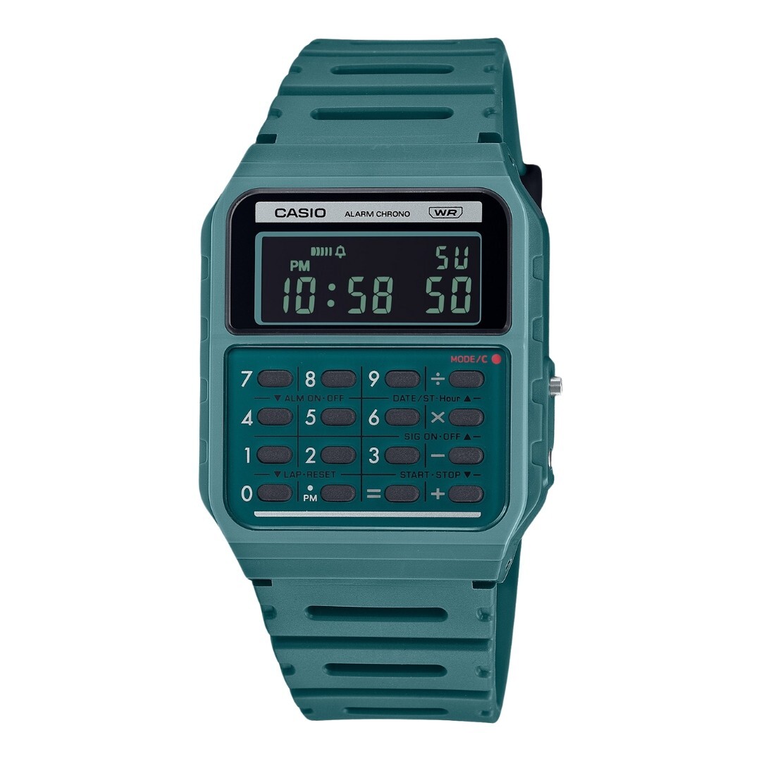 Casio Digital Unisex Calculator Watch with Resin Strap CA-53WB-3BDF-P