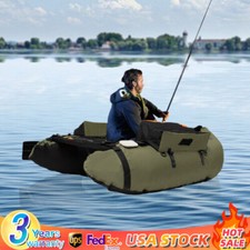 Portable Inflatable Boat Fishing Boat Raft Sp...