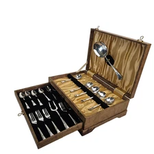 Vintage Angora Silver Plated Dessert or Sweet Spoons & Forks EPNS England 20 Pc