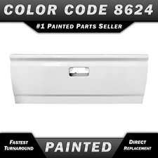 NEW Painted WA8624 White Tailgate Shell for 2014-2019 Chevy Silverado GMC Sierra
