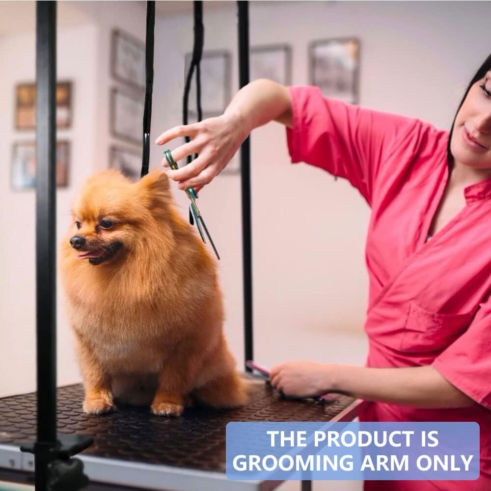 H-Shape Dog Grooming Arm Pet Supplies Grooming Table Arm with 3 Noose