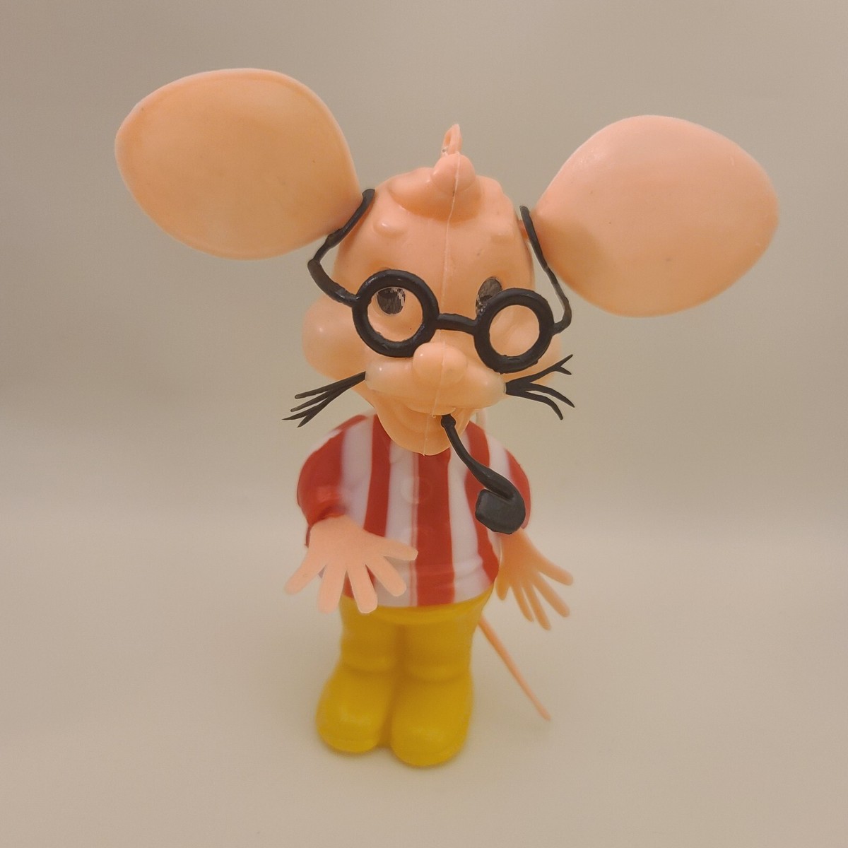 貴重　非売品　ソフビ　TOPO GIGIO &ROSYセット Vintage Topo Gigio Pencil Sharpener: Italian TV Puppet Collectible