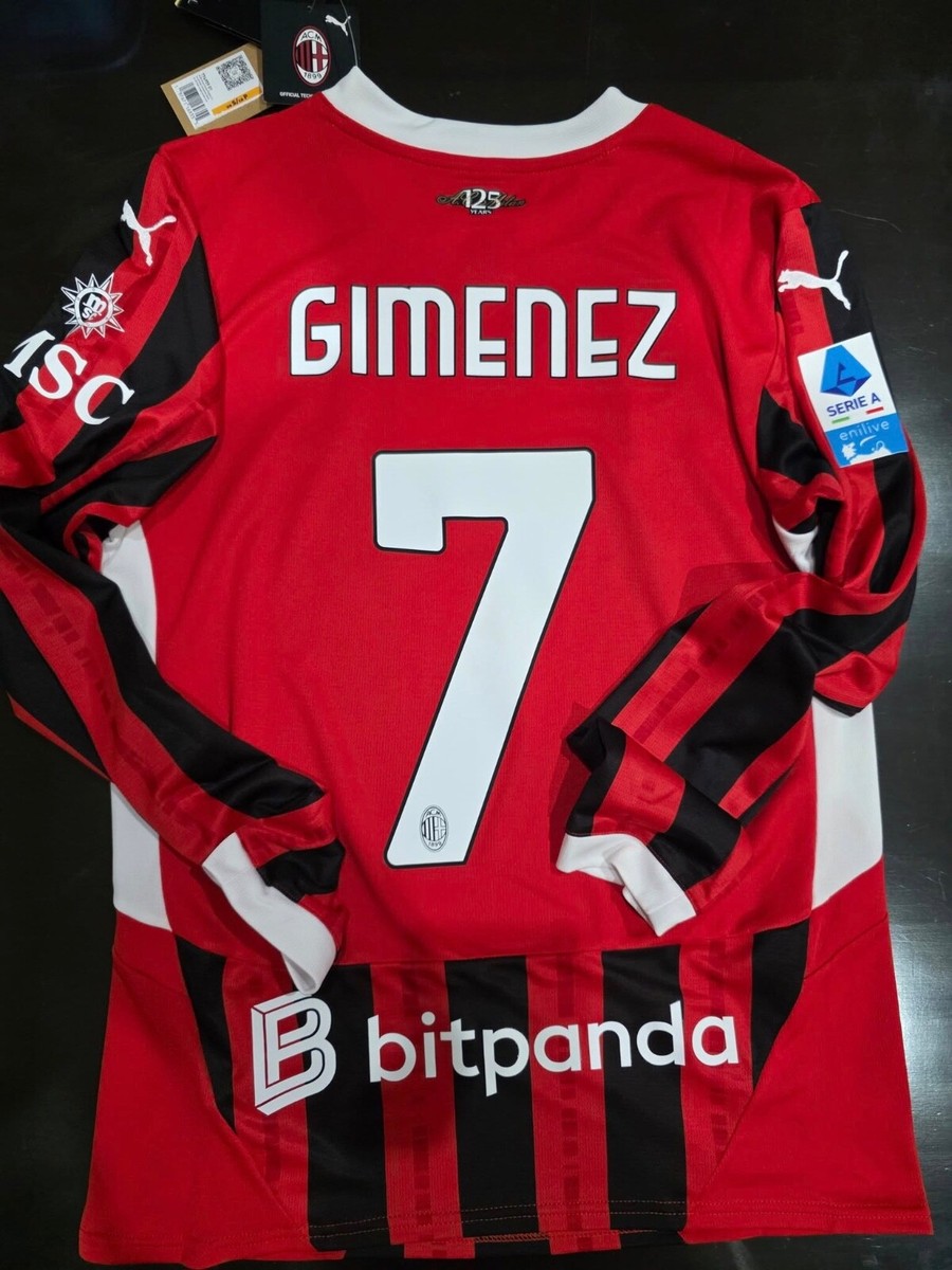 PUMA AC MILAN LS LONG 2025 SERIE A GIMENEZ 774959-01 M