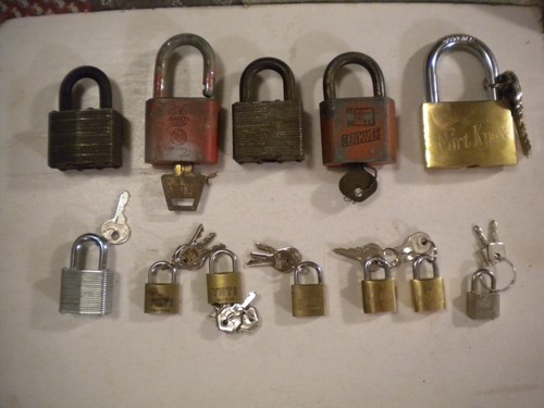 Choose One Padlock, Keyed or Combination, Master or Other Make - Picture 2 of 24