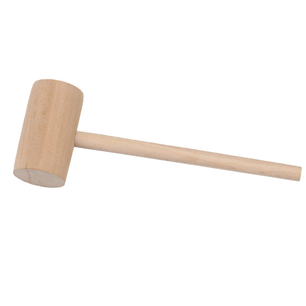 12pcs Solid Wood Mini Hammers Hitting Hammer Cake Mallet Kids Educational Toy eBay