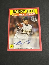 2021 Topps Barry Zito 1986 Topps All-Star Baseball Red Auto /10 - FREE SHIPPING