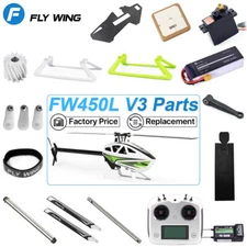 Fly Wing FW450L V3 RC Helicopter Parts Battery Motor ESC Servo Belt Gear Rotor