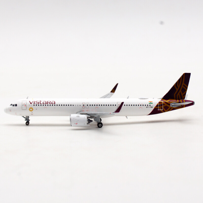 ビスタラ A321neo VT-TVA 1/400 JC Wings Vistara for Airbus A321neo VT-TVA 1/400 DIECAST