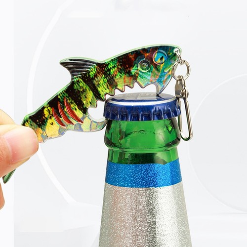 Compact et élégant pour ouvre-bouteille requin avec appât simulé aspect pois - Photo 4/19