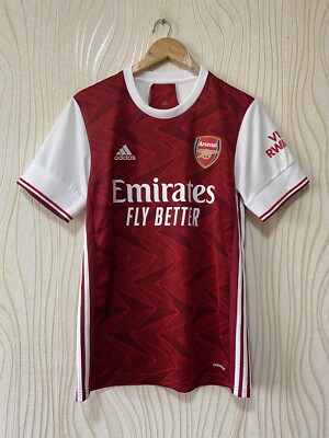 ARSENAL LONDON 2020 2021 HOME FOOTBALL SHIRT SOCCER JERSEY ADIDAS