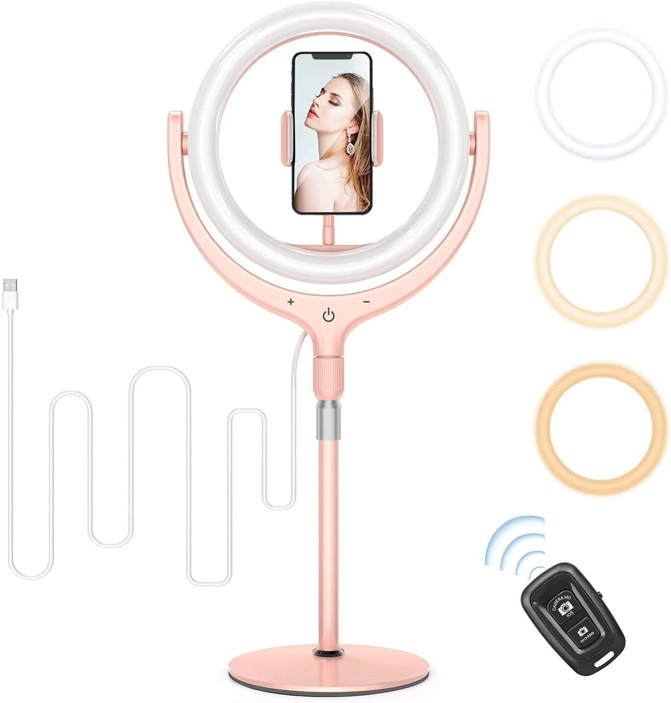 &nbsp;Buy I-phone/Android Compatible Pink LED Ring Light In UK - Shop Now
