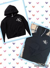NWOT Calvin Klein Jeans Twist Front Pullover Hoodie, Size XL Girls 16 